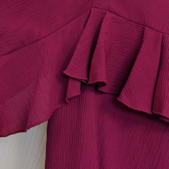 RW&Co Ruffle blouse top Sz XS - Picture 3 of 9